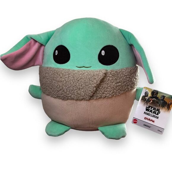 Star Wars Mattel Grogu Plush Disney 10” Cutopia SOFT New with tags - Picture 2 of 11